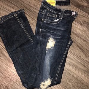 5/$60 Embellished fashion skinny jeans
